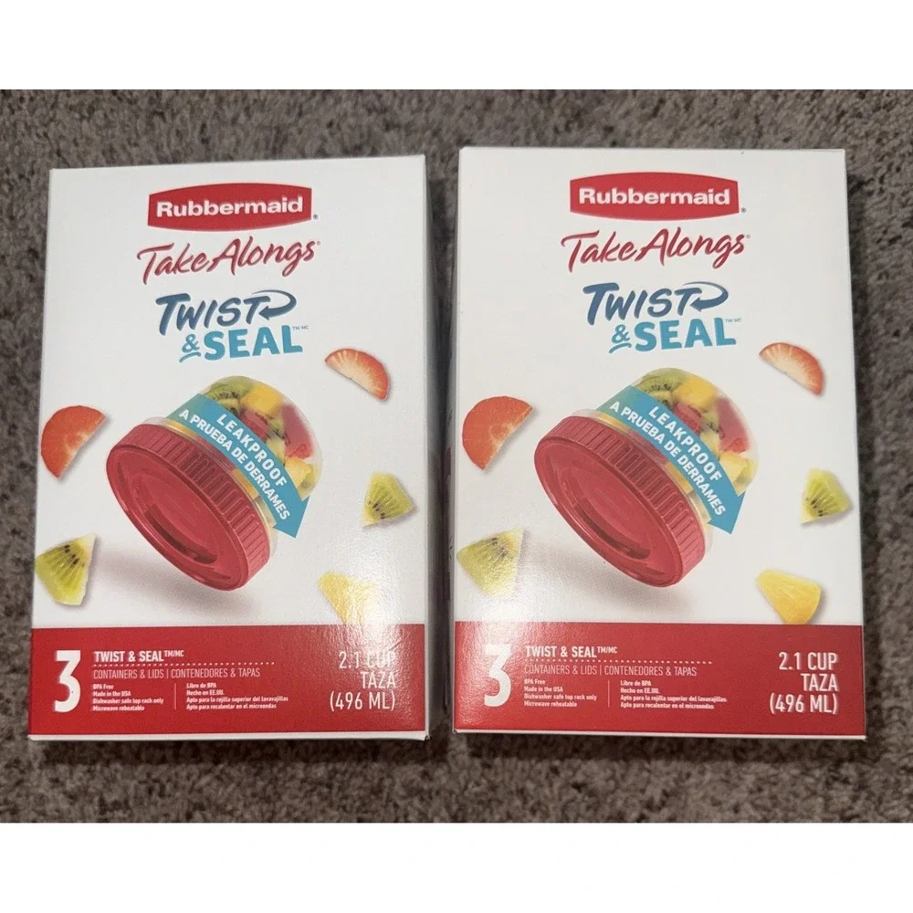 Rubbermaid sets takealongs